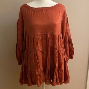 Entro Bohemian Baby Doll Blouse